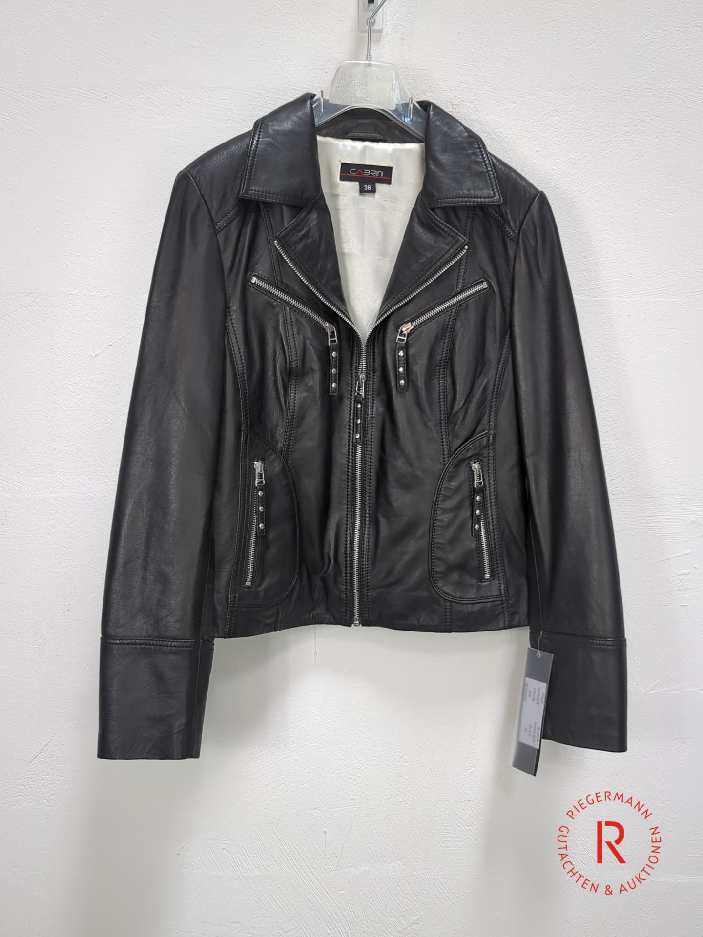 DAMEN LEDERJACKE GRÖSSE 38